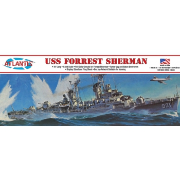 Plastikmodell - ATLANTIS Models 1:320 USS Forrest Sherman Destroyer - AMCH352